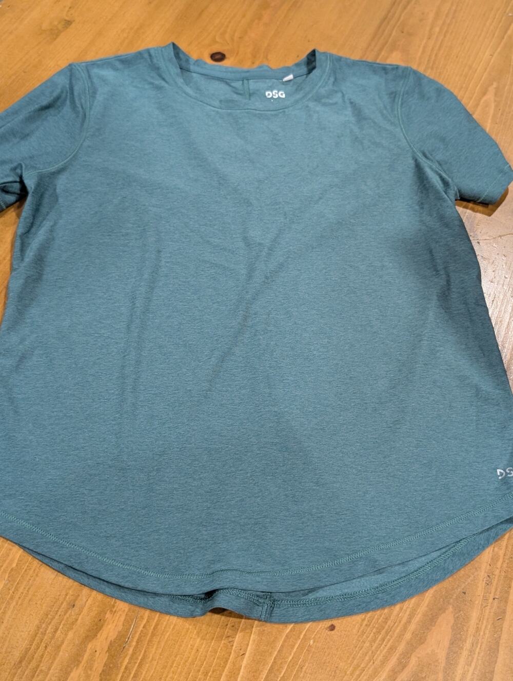 DSG, Dicks Sporting Goods S/S Athletic Tee, Teal, Women's XS, LN